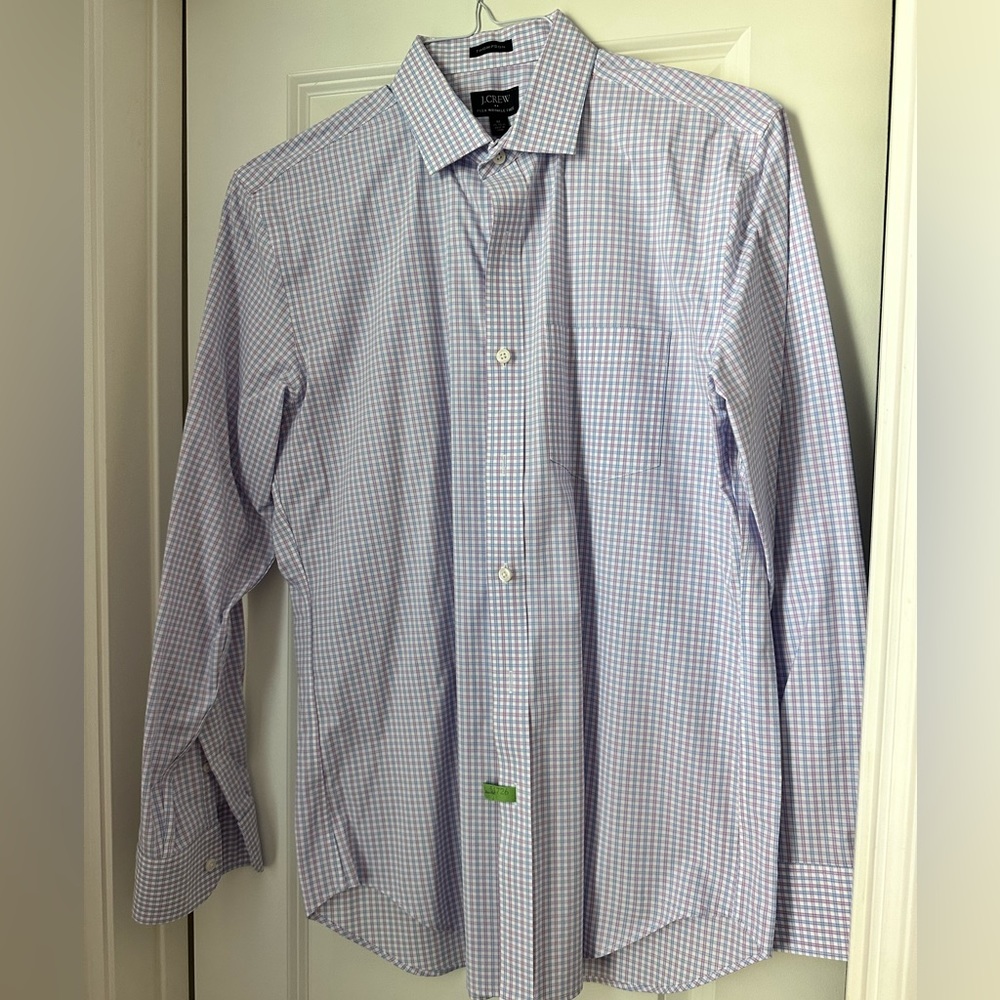 Men’s JCREW Thompson Flex Wrinkle Free Shirt - Size M (15-15 1/2)